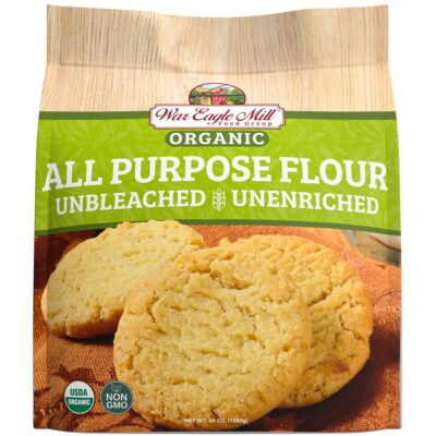 Organic Unbleached All Purpose Flour, 48 oz Bag