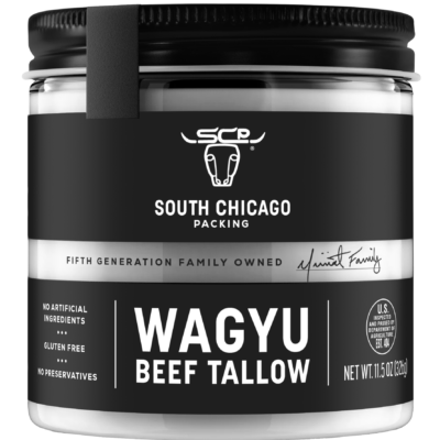 Wagyu Beef Tallow 11.5 Oz Glass Jar - Case (6 Units)