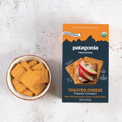 Crackers - Organic Toasted Cheeze Crackers (4.4 oz box)