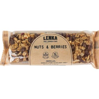Nuts and Berries Granola Bar - High Fiber, Gluten-Free